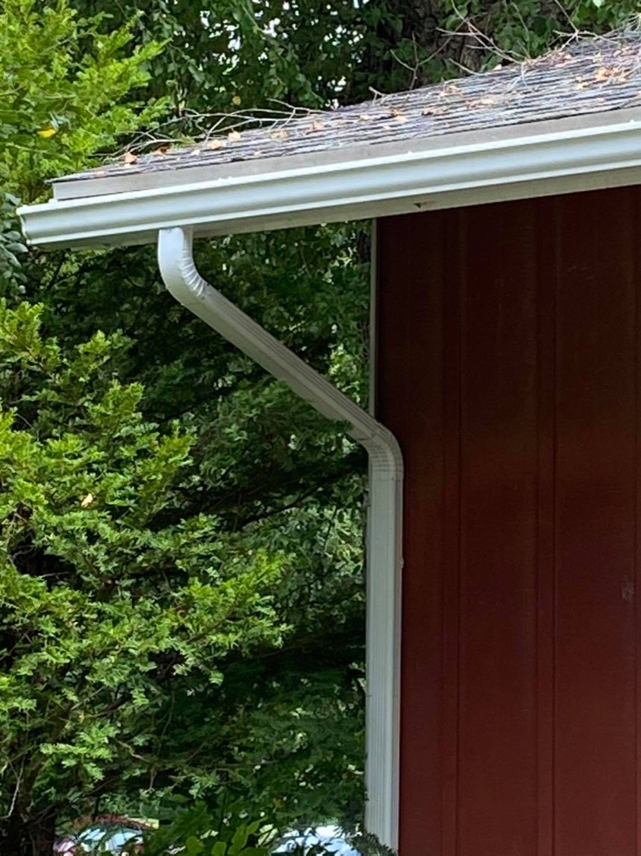 Crew working on a roof line